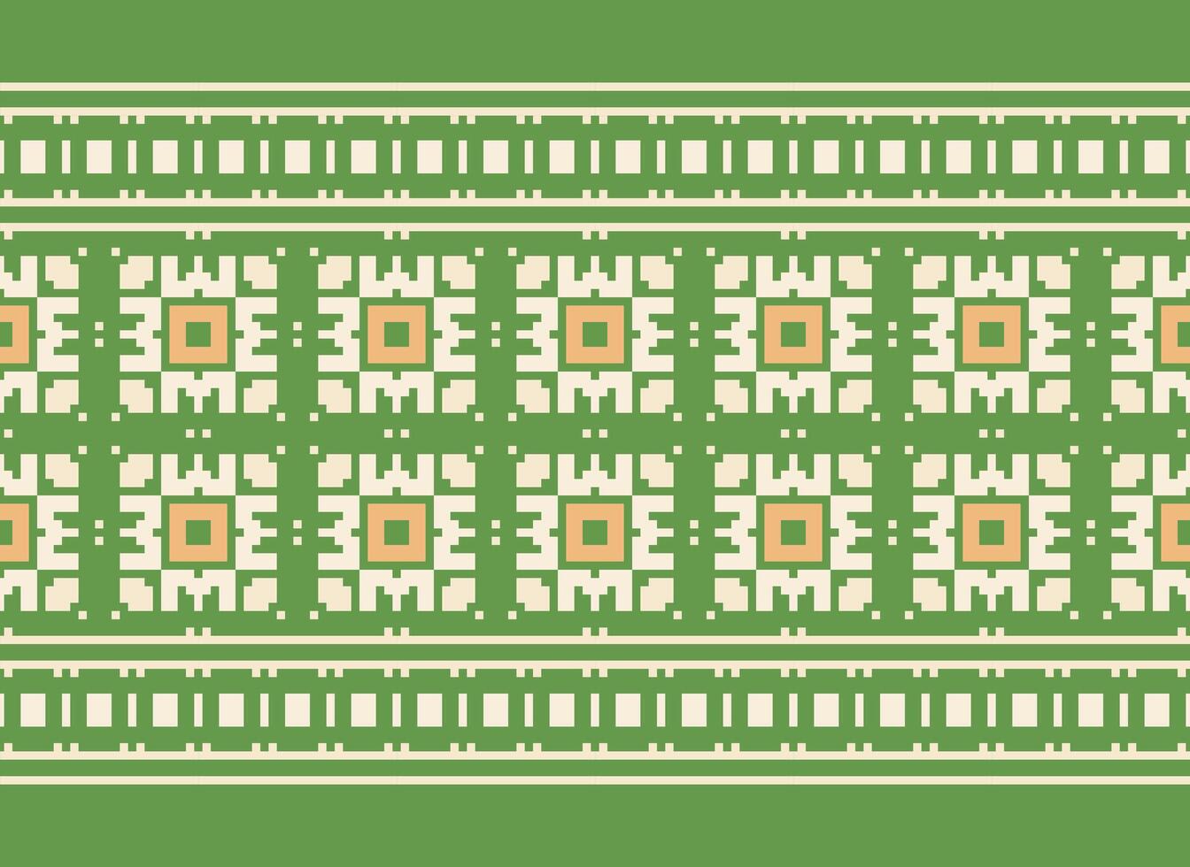 cruzar puntada borde. bordado cruzar puntada. étnico patrones. geométrico étnico indio modelo. nativo étnico patrón.textura textil tela ropa prendas de punto impresión. píxel horizontal sin costura vector. vector