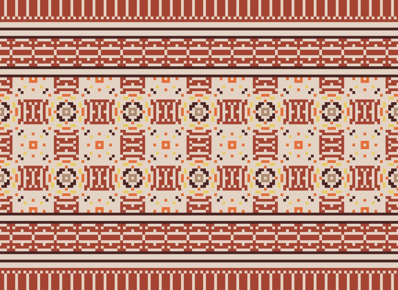 A beautiful textile digital design set of damask Mughal Paisley ornamental ikat Ethnic cross stitch pattern decor border retro luxury style wallpaper gift card frame for women cloth front back dupatta vector