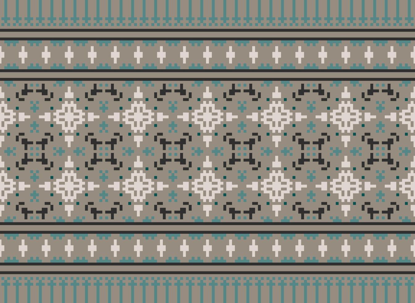 un hermosa textil digital diseño conjunto de damasco Mughal cachemir ornamental ikat étnico cruzar puntada modelo decoración frontera retro lujo estilo fondo de pantalla regalo tarjeta marco para mujer paño frente espalda dupatta vector