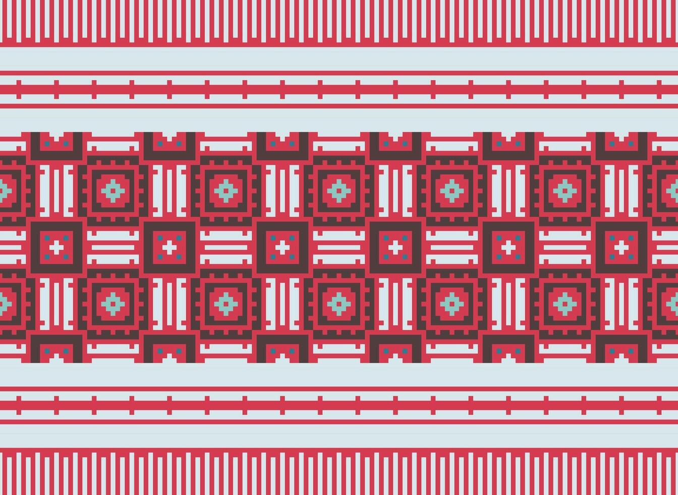 un hermosa textil digital diseño conjunto de damasco Mughal cachemir ornamental ikat étnico cruzar puntada modelo decoración frontera retro lujo estilo fondo de pantalla regalo tarjeta marco para mujer paño frente espalda dupatta vector