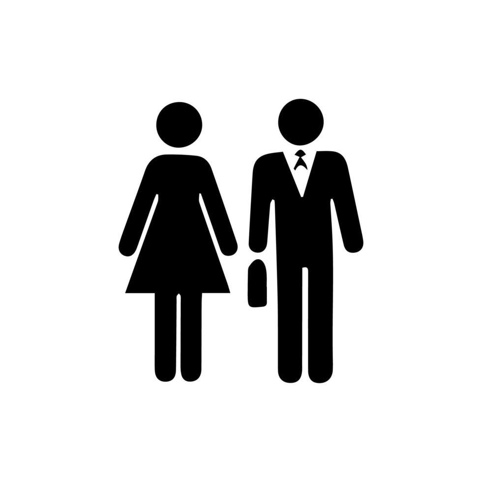 Girls and boys restroom sign. men and women restroom icon. toilet icon sign symbol. vector illustration.