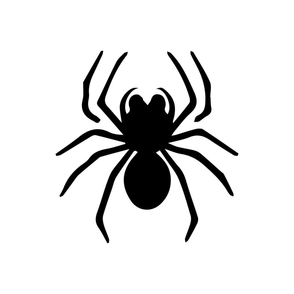 arte peligro araña negro blanco tatuaje elemento vector plantilla animal