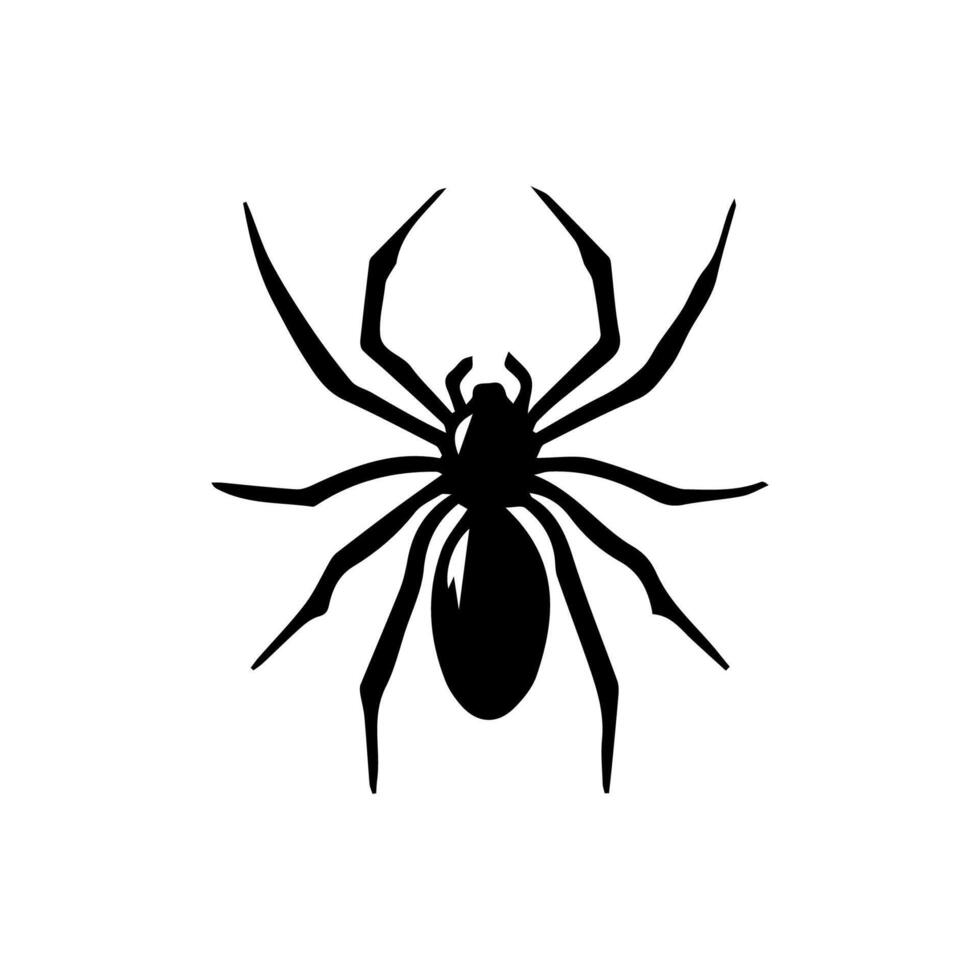 arte peligro araña negro blanco tatuaje elemento vector plantilla animal