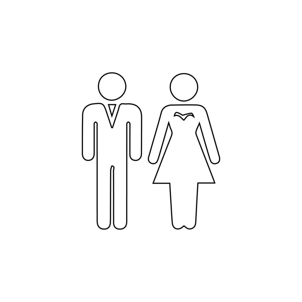 Girls and boys restroom sign. men and women restroom icon. toilet icon sign symbol. vector illustration.