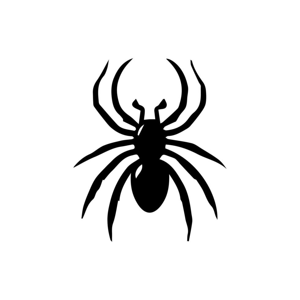 arte peligro araña negro blanco tatuaje elemento vector plantilla animal