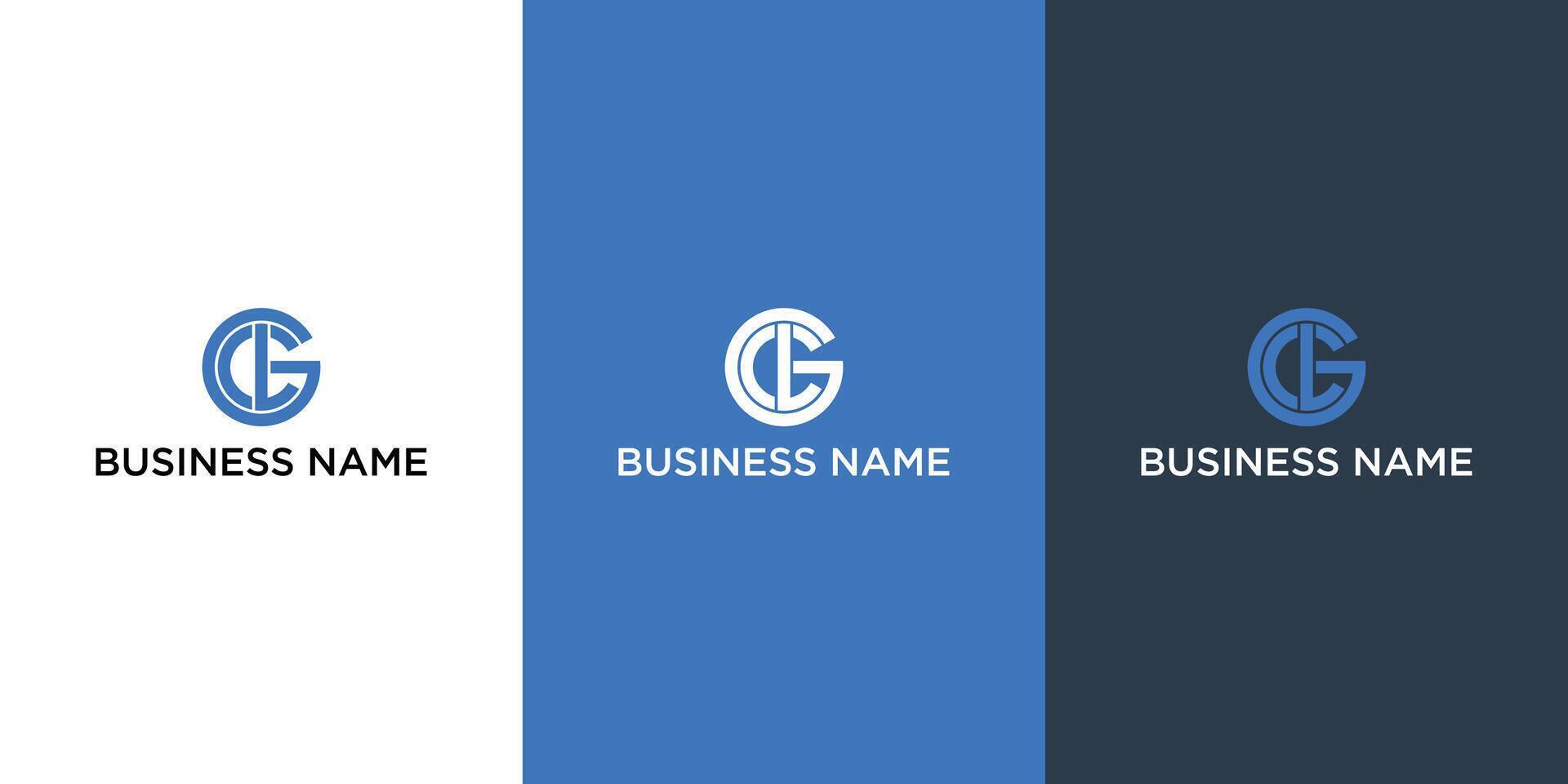 Letter LG logo design template vector