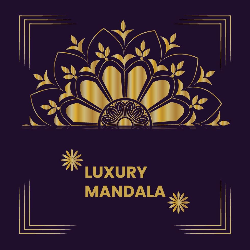 LUXURY MANDALA DESIGN vector