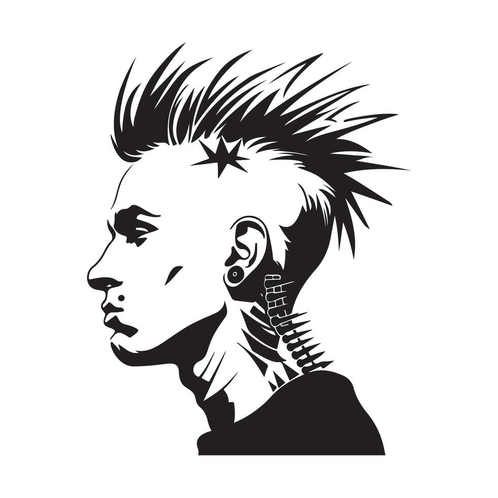 Spiked Hair Vector Art, Icons, and Graphics
