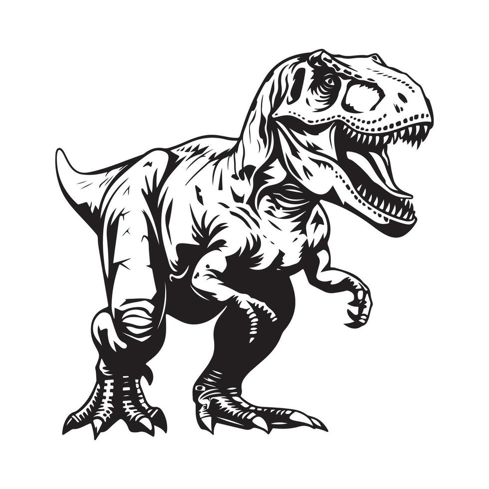 T-rex Dinosaur Vector Illustration Vectors, and Stock Illustration.