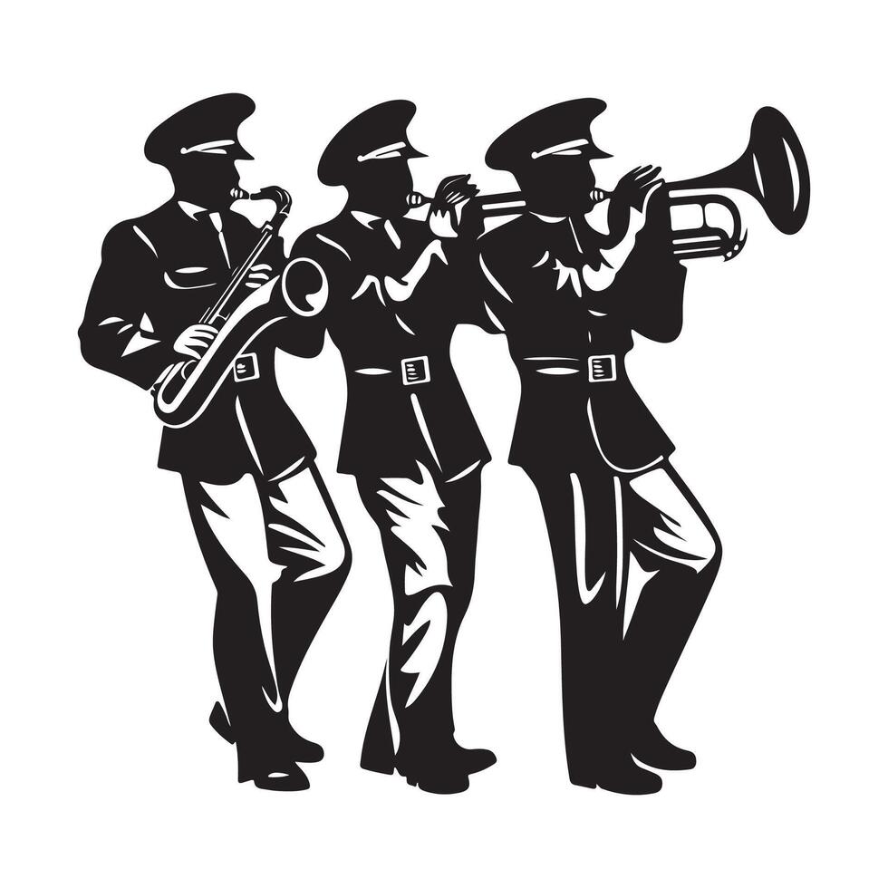 Marching band Vectors and  Illustrations