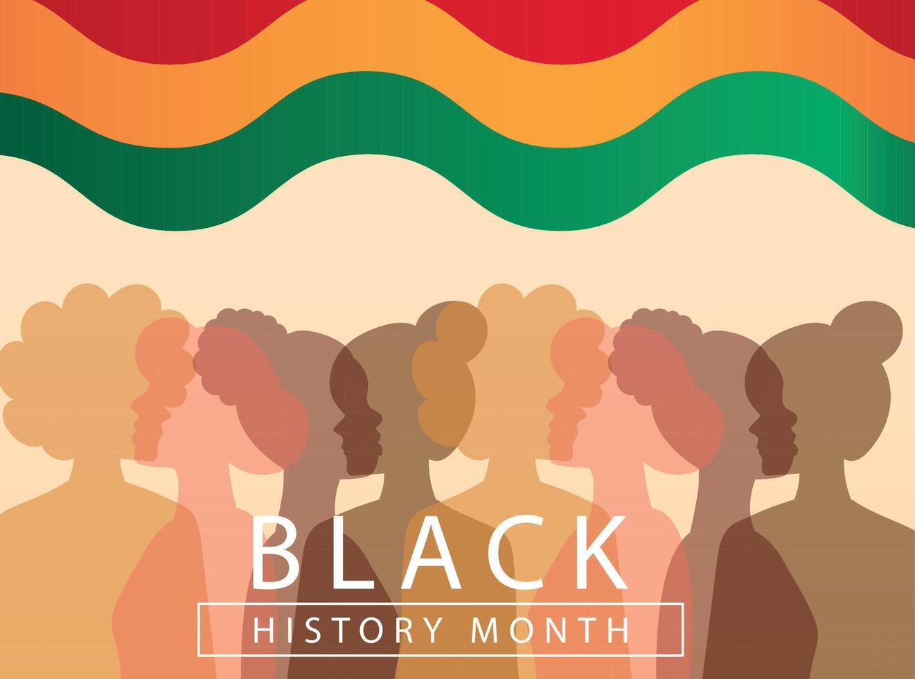 Black History Month Vector Template Design Illustration. Black History Month Vector Template Design Illustration