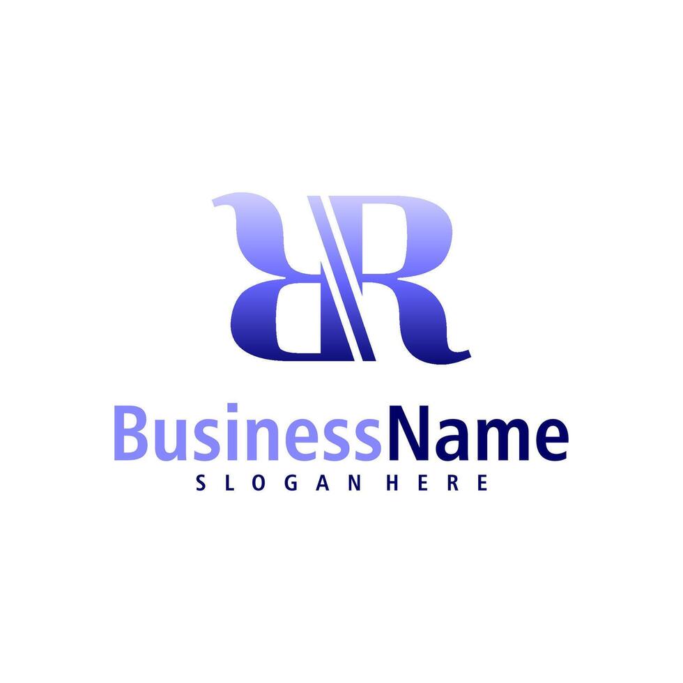 Letter R logo design vector. Creative Initial R logo concepts template vector