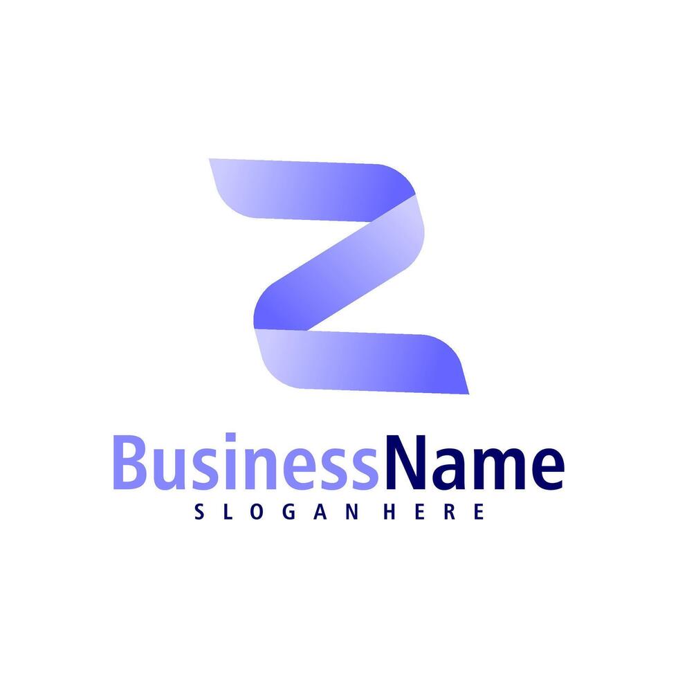 Letter Z logo design vector. Creative Initial Z logo concepts template vector