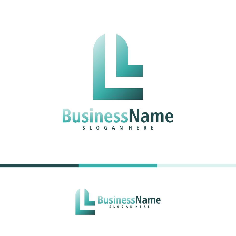 Letter L logo design vector. Creative Initial L logo concepts template vector