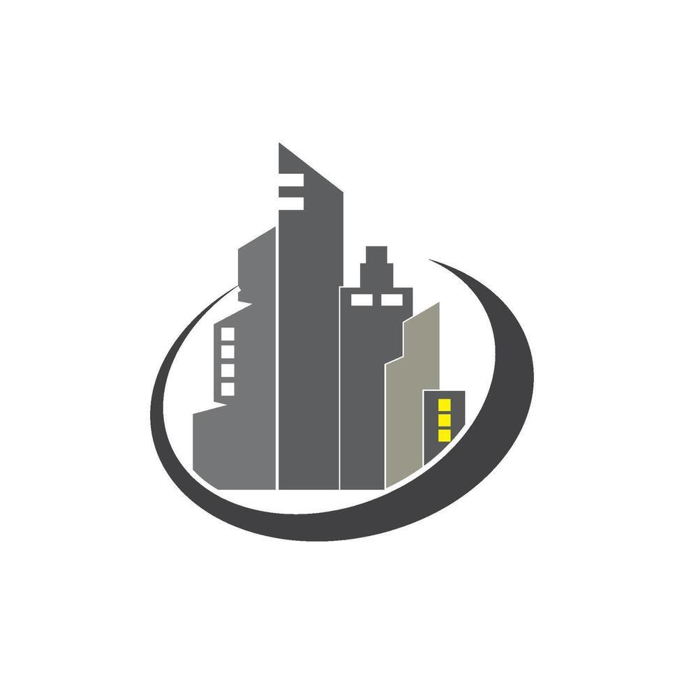 City skyline logo vector