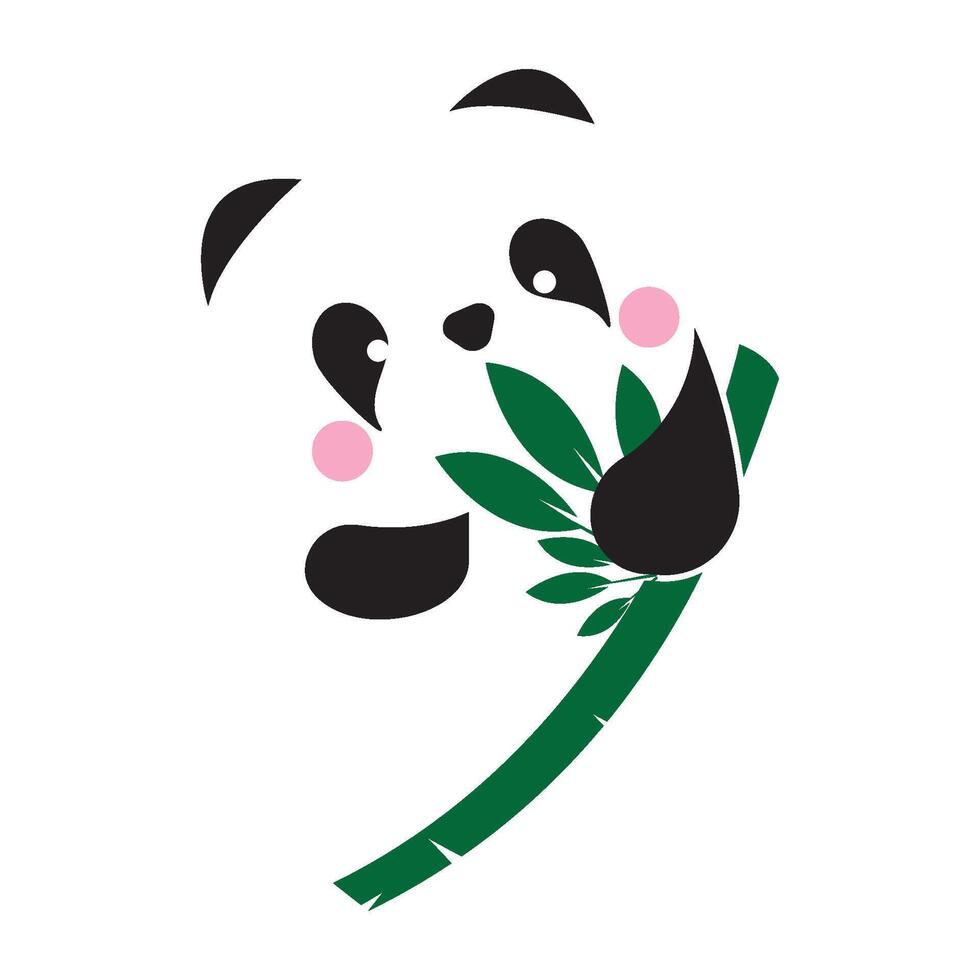 panda logo vector 42361157 Vector en Vecteezy
