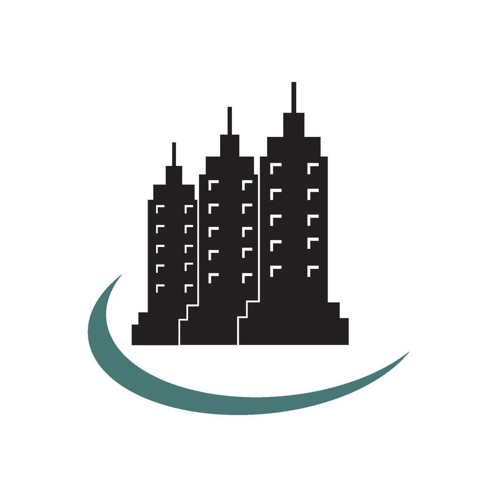 City skyline logo vector