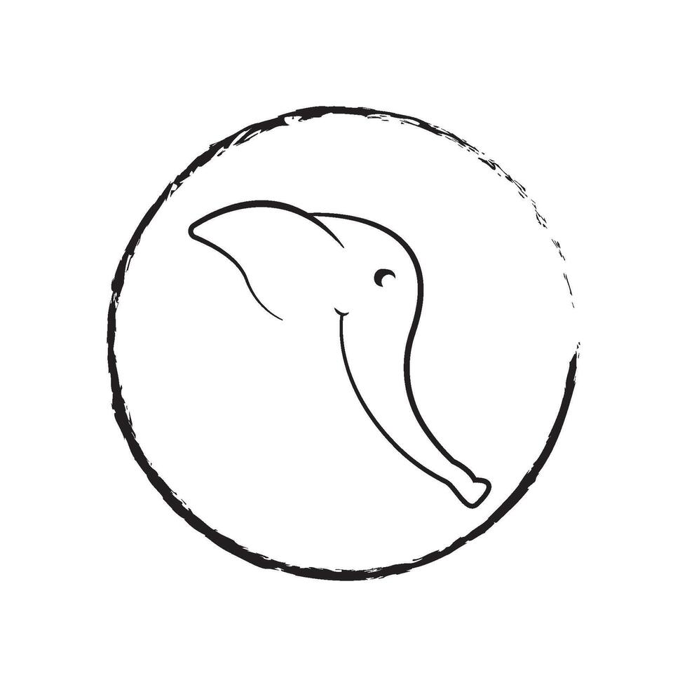 vector de logotipo de elefante