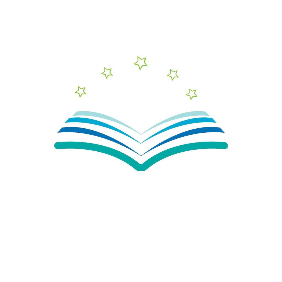 Book logo vector