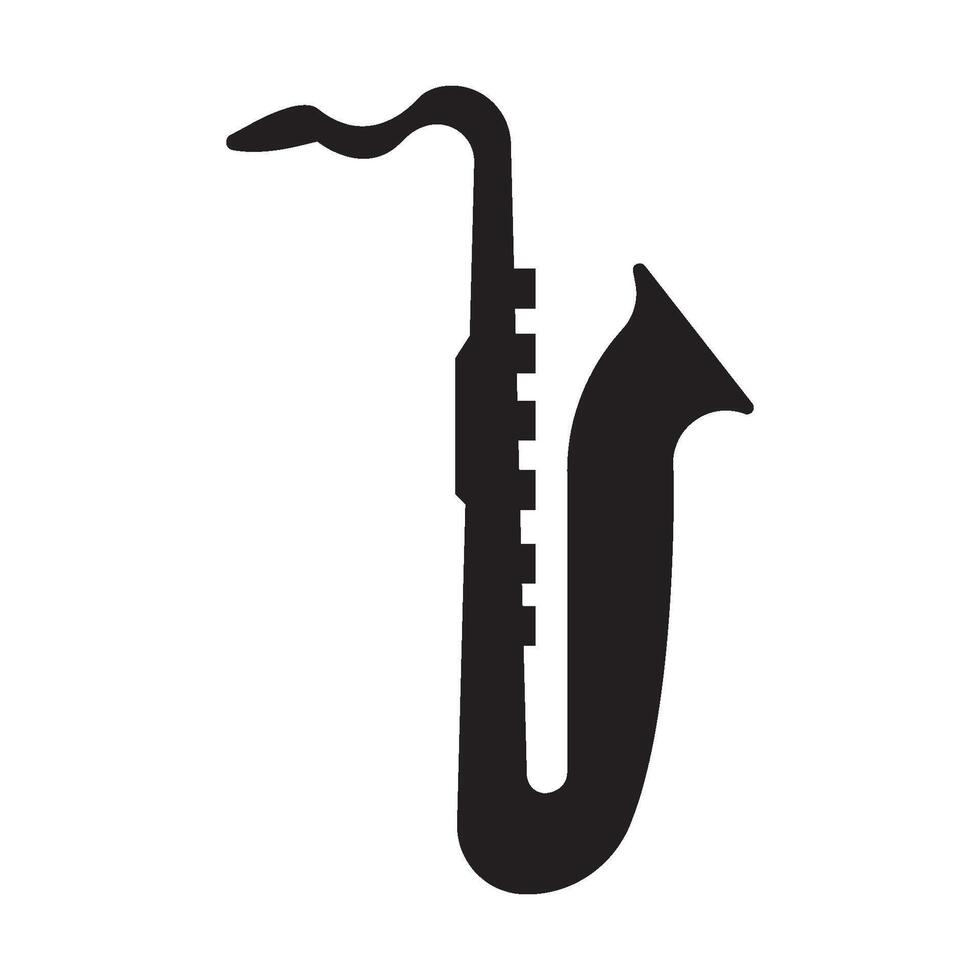 saxofón logo vector