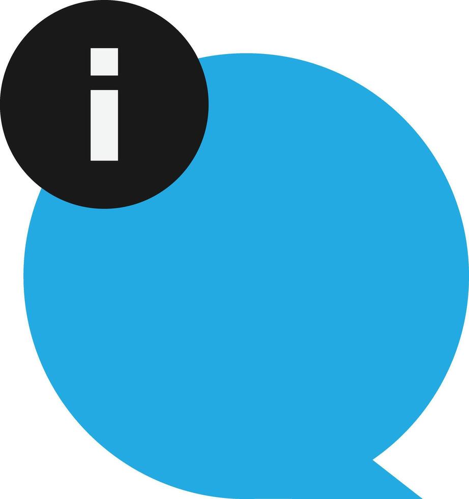Chat Bubble Information vector
