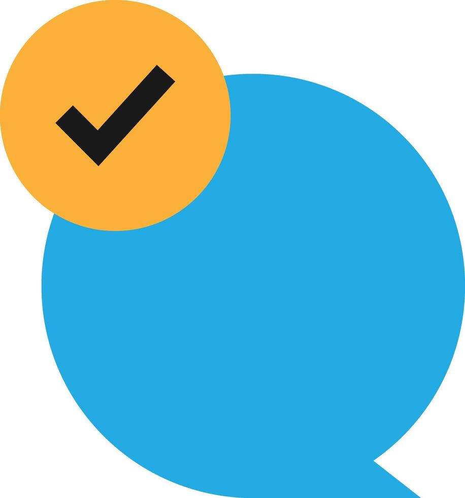 Chat Bubble Sent vector