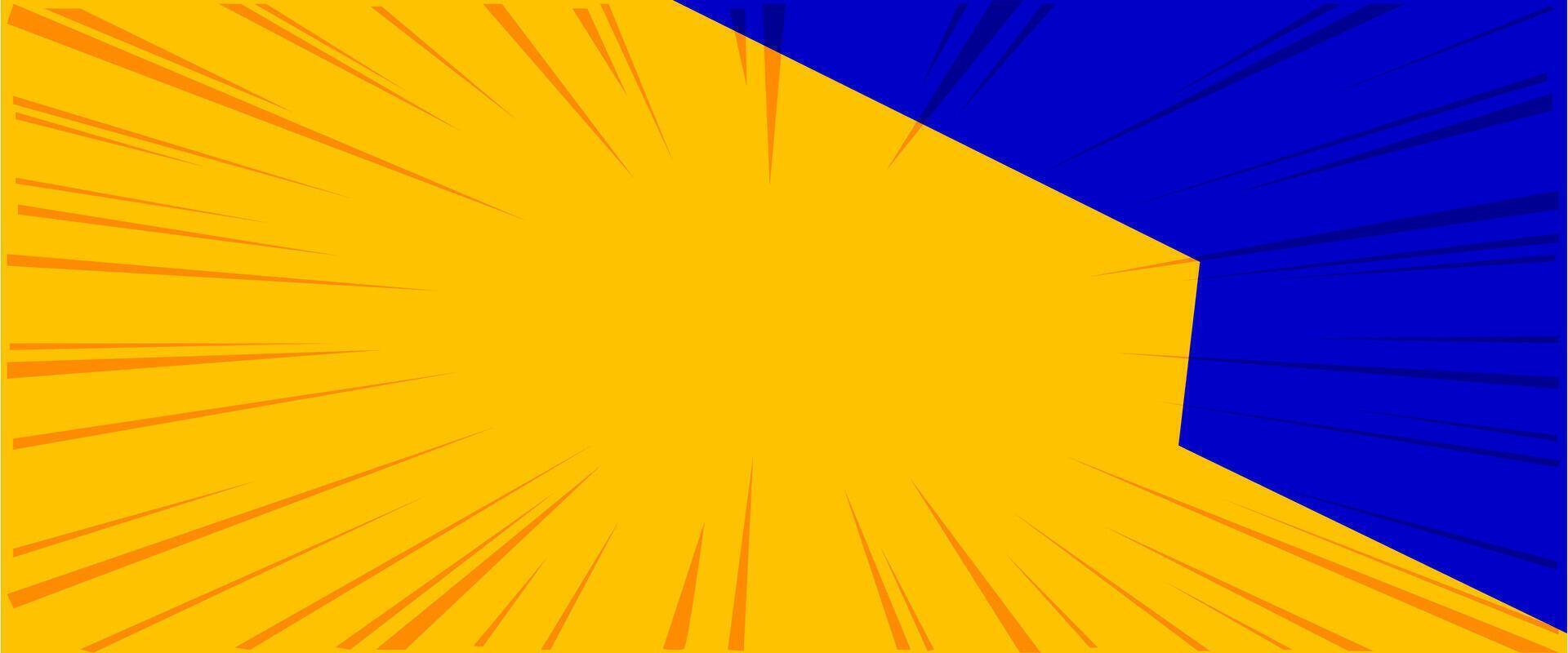 Vector abstract background texture design, bright poster, banner yellow and blue background Vector illustration, with zoom effect