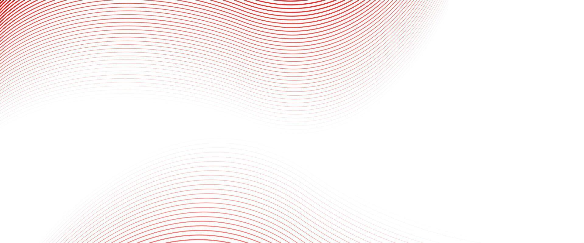resumen rojo líneas. vector blanco antecedentes. rojo ola