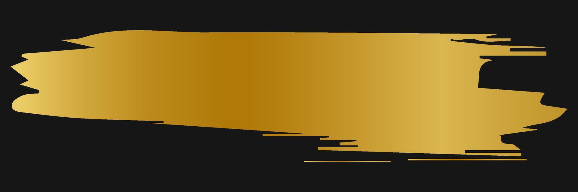 golden paint strokes to make a background for your design, golden hot foil, gold leaf vector