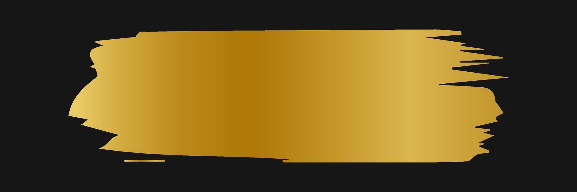 golden paint strokes to make a background for your design, golden hot foil, gold leaf vector