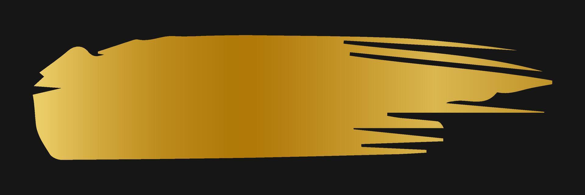golden paint strokes to make a background for your design, golden hot foil, gold leaf vector