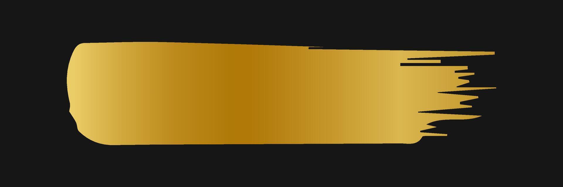golden paint strokes to make a background for your design, golden hot foil, gold leaf vector