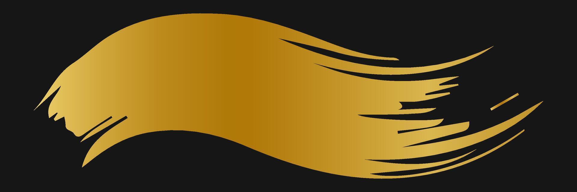 golden paint strokes to make a background for your design, golden hot foil, gold leaf vector