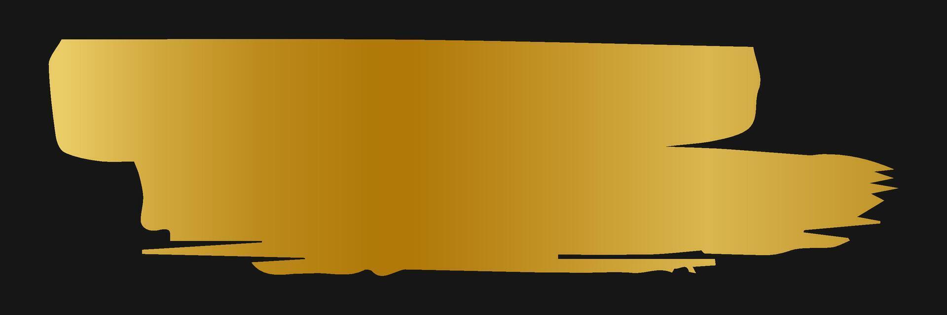 golden paint strokes to make a background for your design, golden hot foil, gold leaf vector