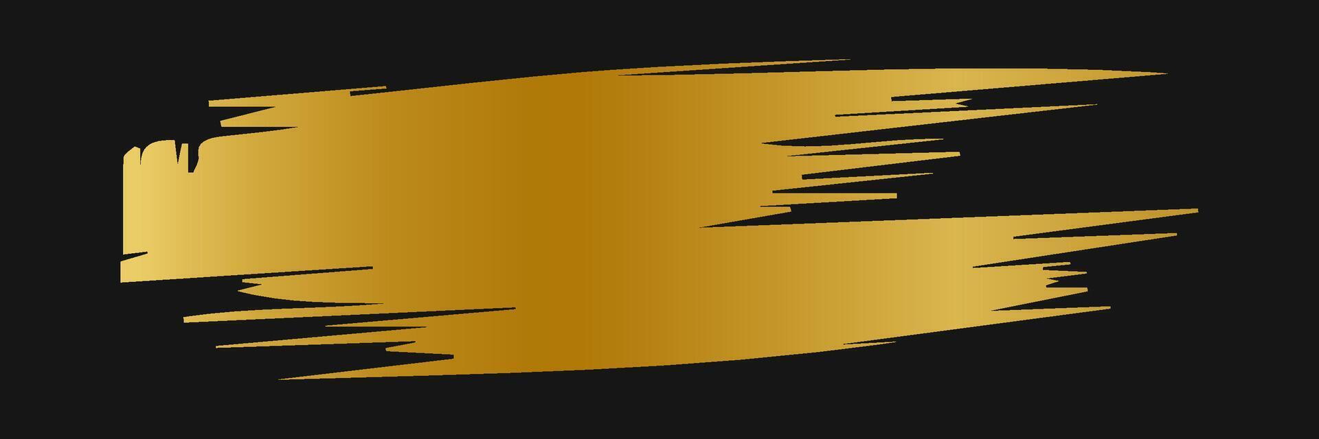 golden paint strokes to make a background for your design, golden hot foil, gold leaf vector