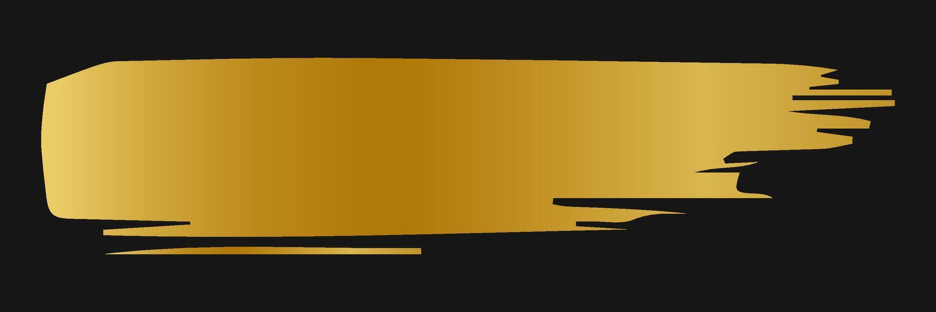 golden paint strokes to make a background for your design, golden hot foil, gold leaf vector