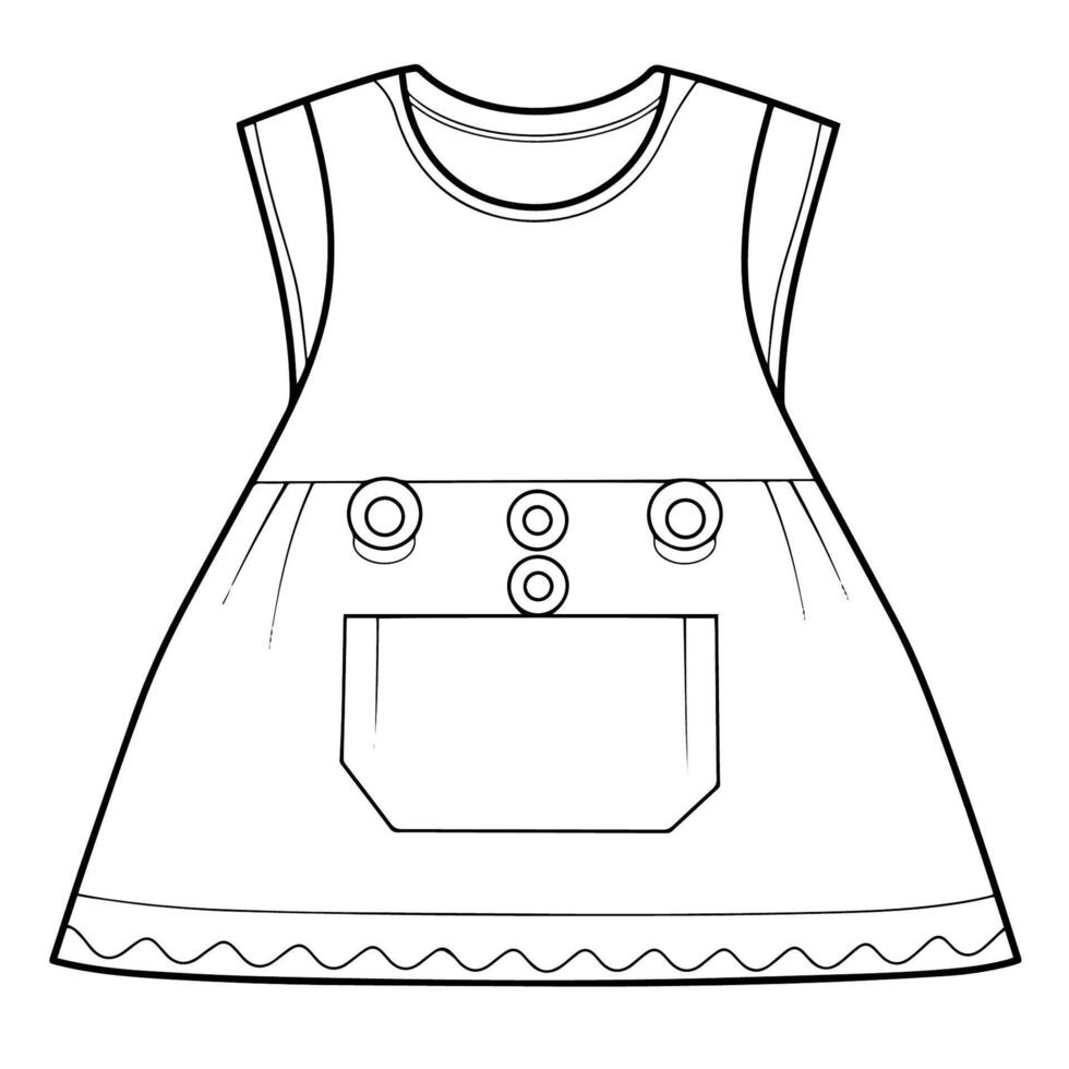 Discover a versatile apron outline icon vector perfect for culinary and lifestyle designs.