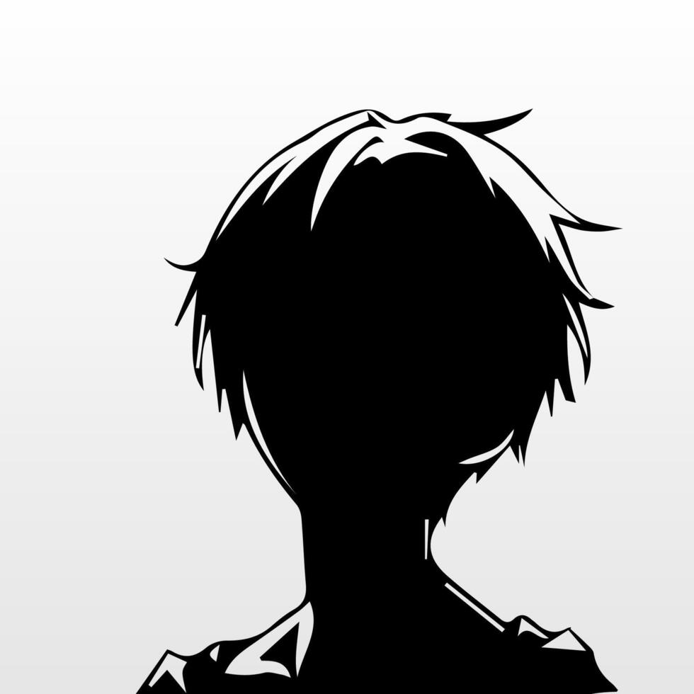 young man anime style character vector illustration design. Manga Anime Boy Black Hair Faces Cartoon . face young man anime style character vector illustration design. Boy anime male manga cartoon