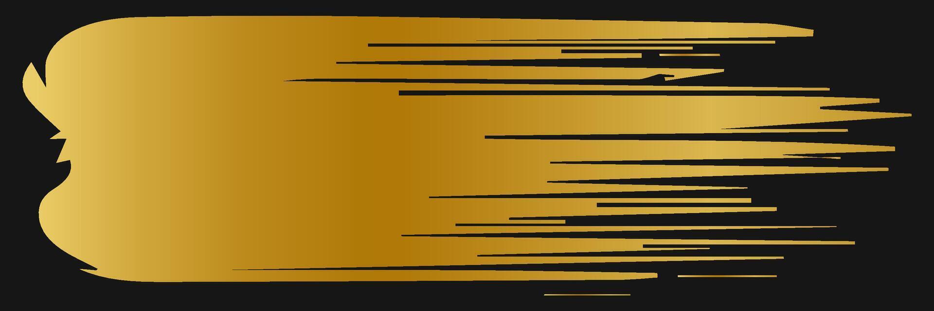 golden paint strokes to make a background for your design, golden hot foil, gold leaf vector