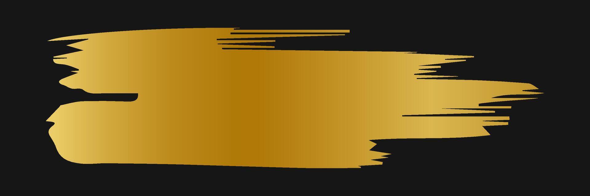 golden paint strokes to make a background for your design, golden hot foil, gold leaf vector