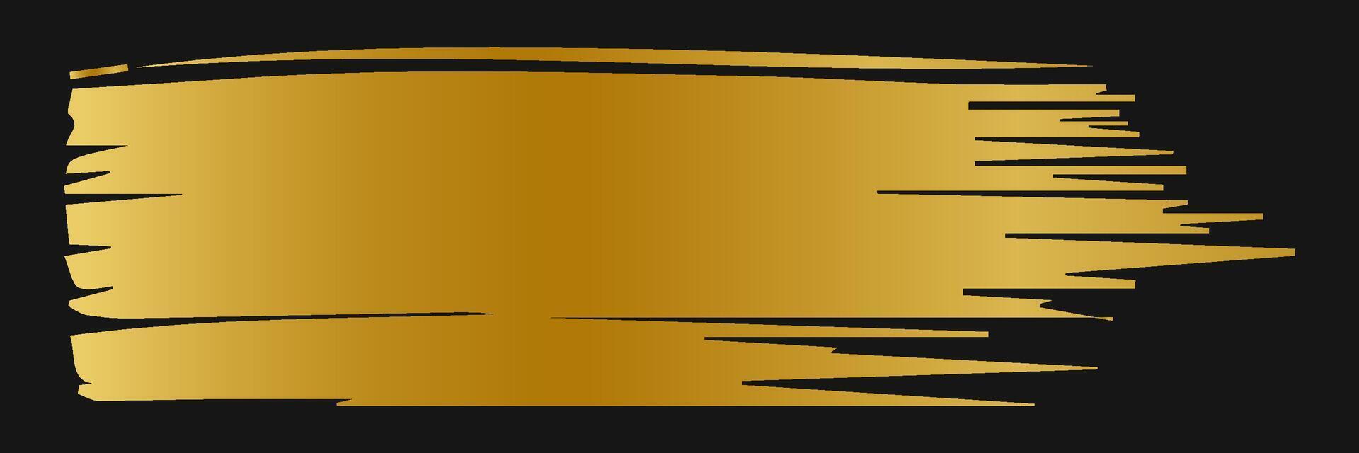 golden paint strokes to make a background for your design, golden hot foil, gold leaf vector