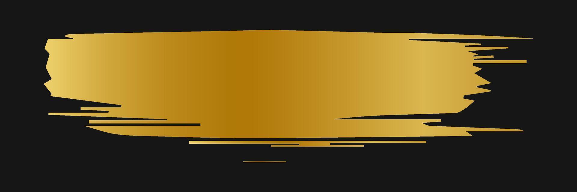 golden paint strokes to make a background for your design, golden hot foil, gold leaf vector