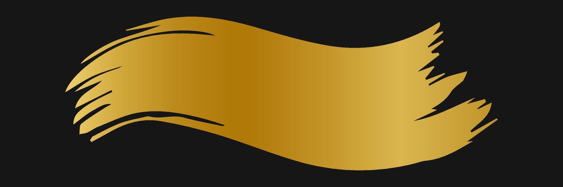 golden paint strokes to make a background for your design, golden hot foil, gold leaf vector