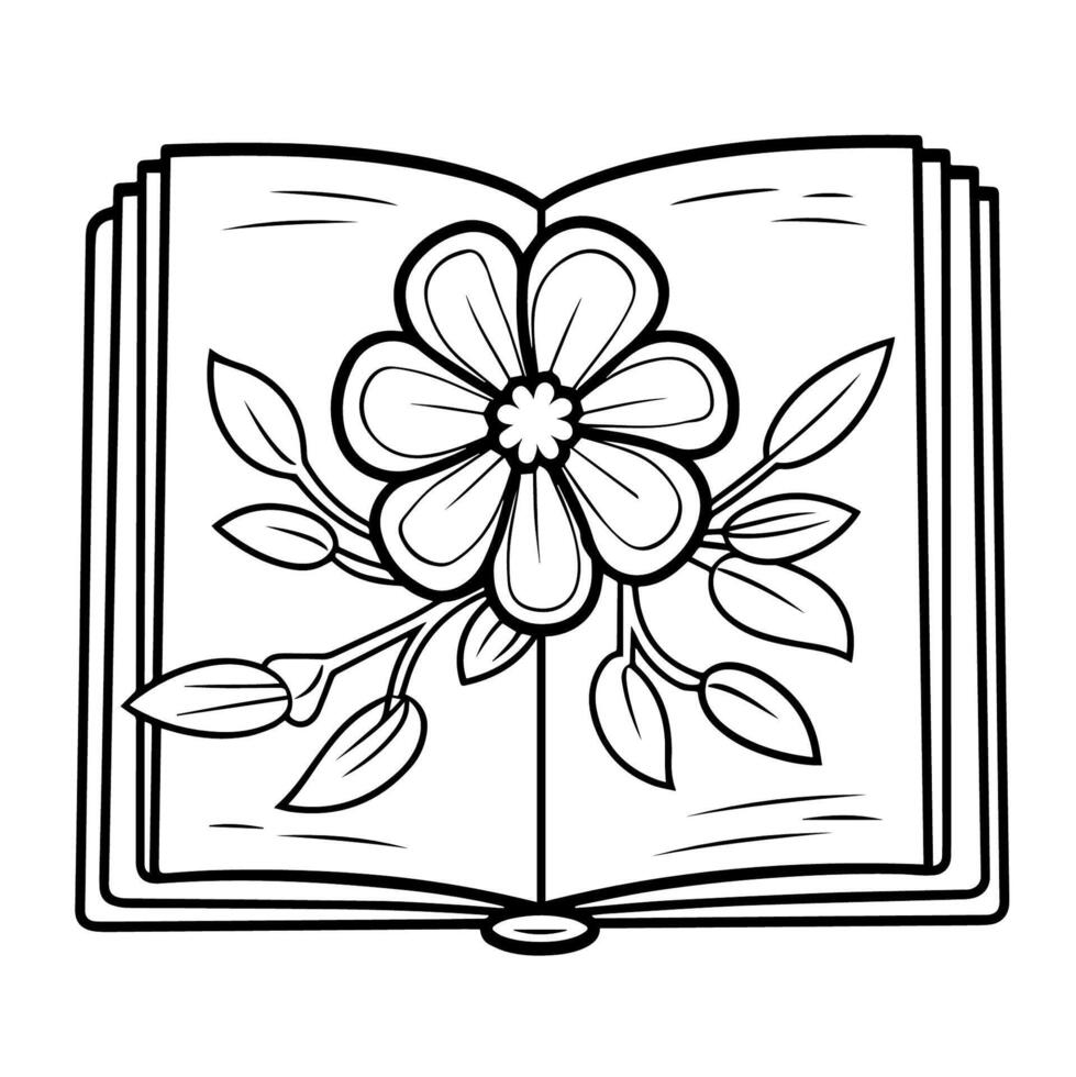 sumergirse tu diseños en conocimiento con un libro contorno icono vector, ideal para versátil y literario aplicaciones vector