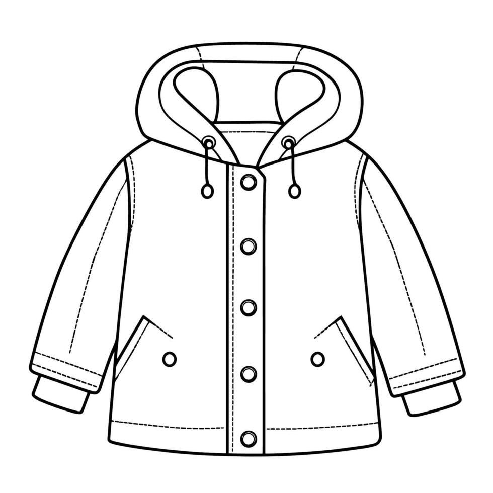 elegante chaqueta contorno icono en vector formato para Moda diseños