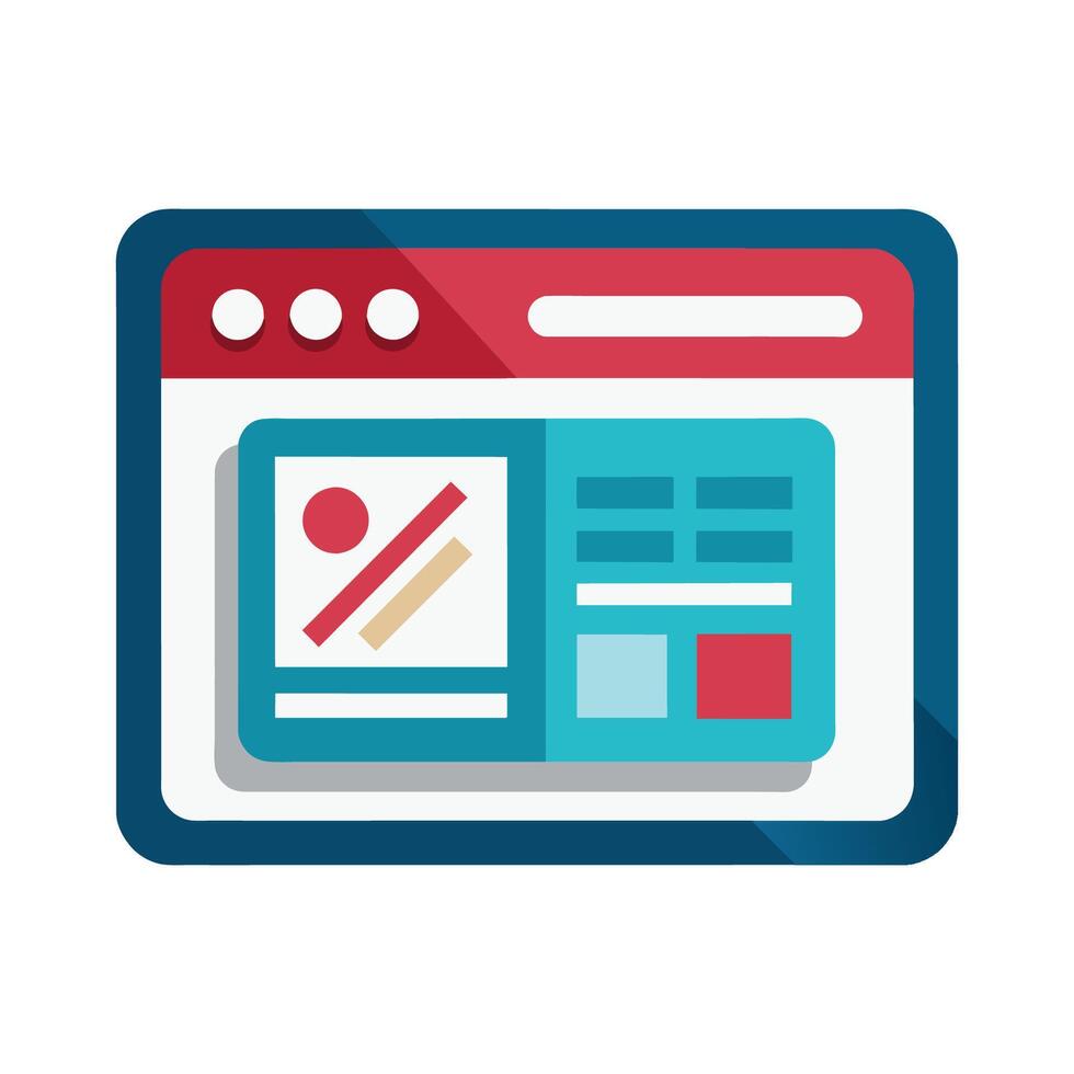 Interface enter isolated flat vector illustration