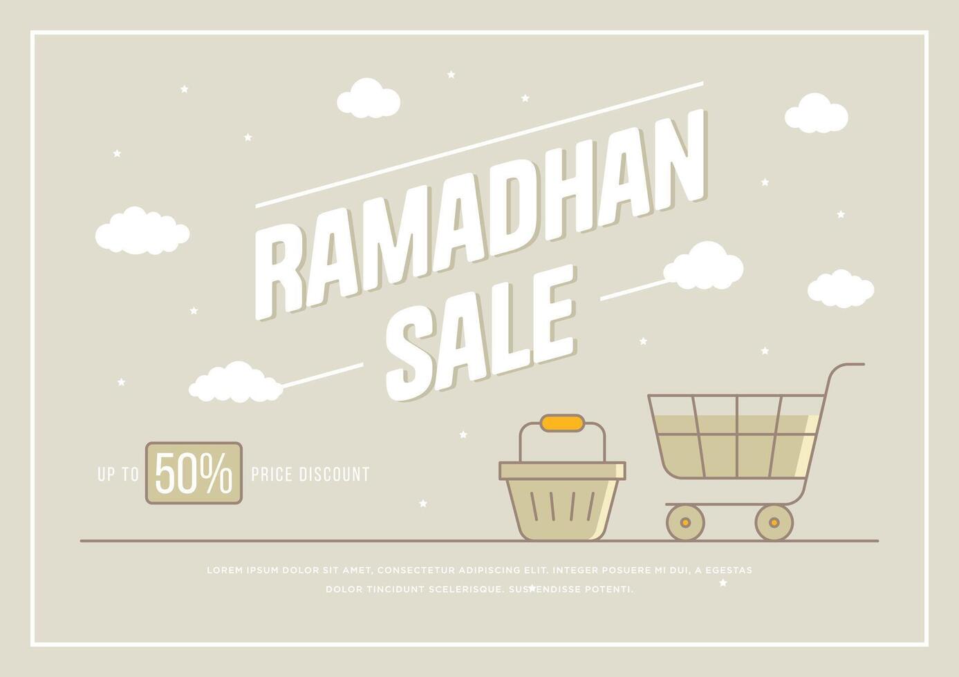 Ramadhan or Ramadan Flyer Collection with Islamic Design Greetings and Card vector