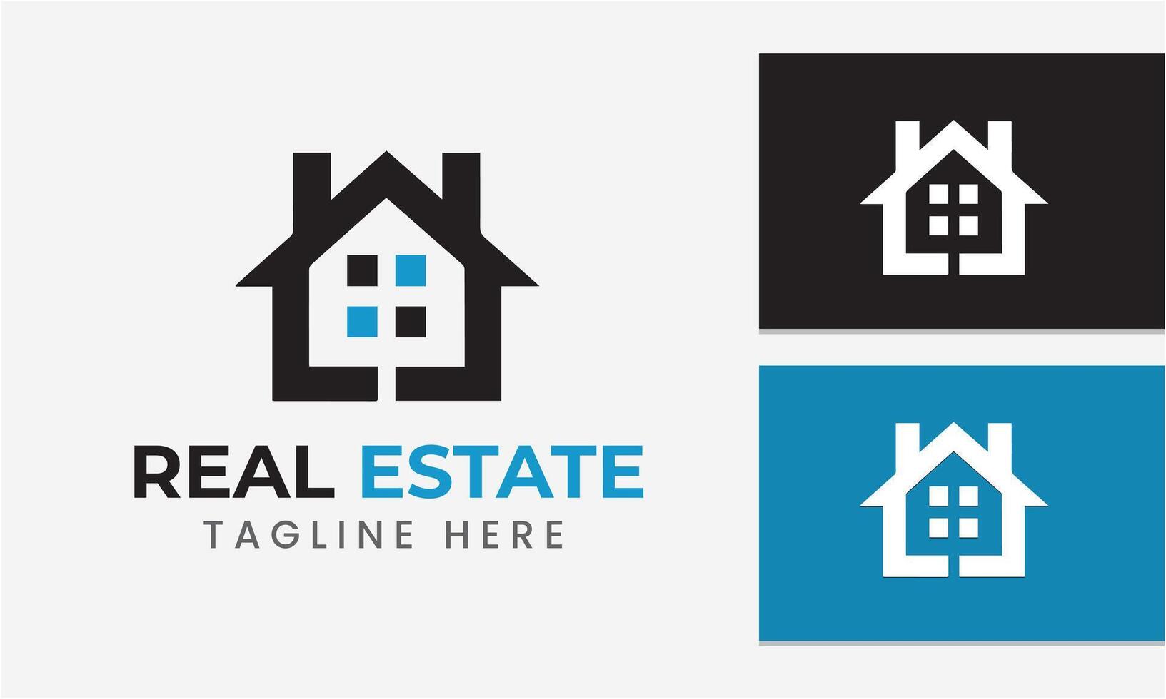 AI generated real estate logo icon symbol sample idea template vector