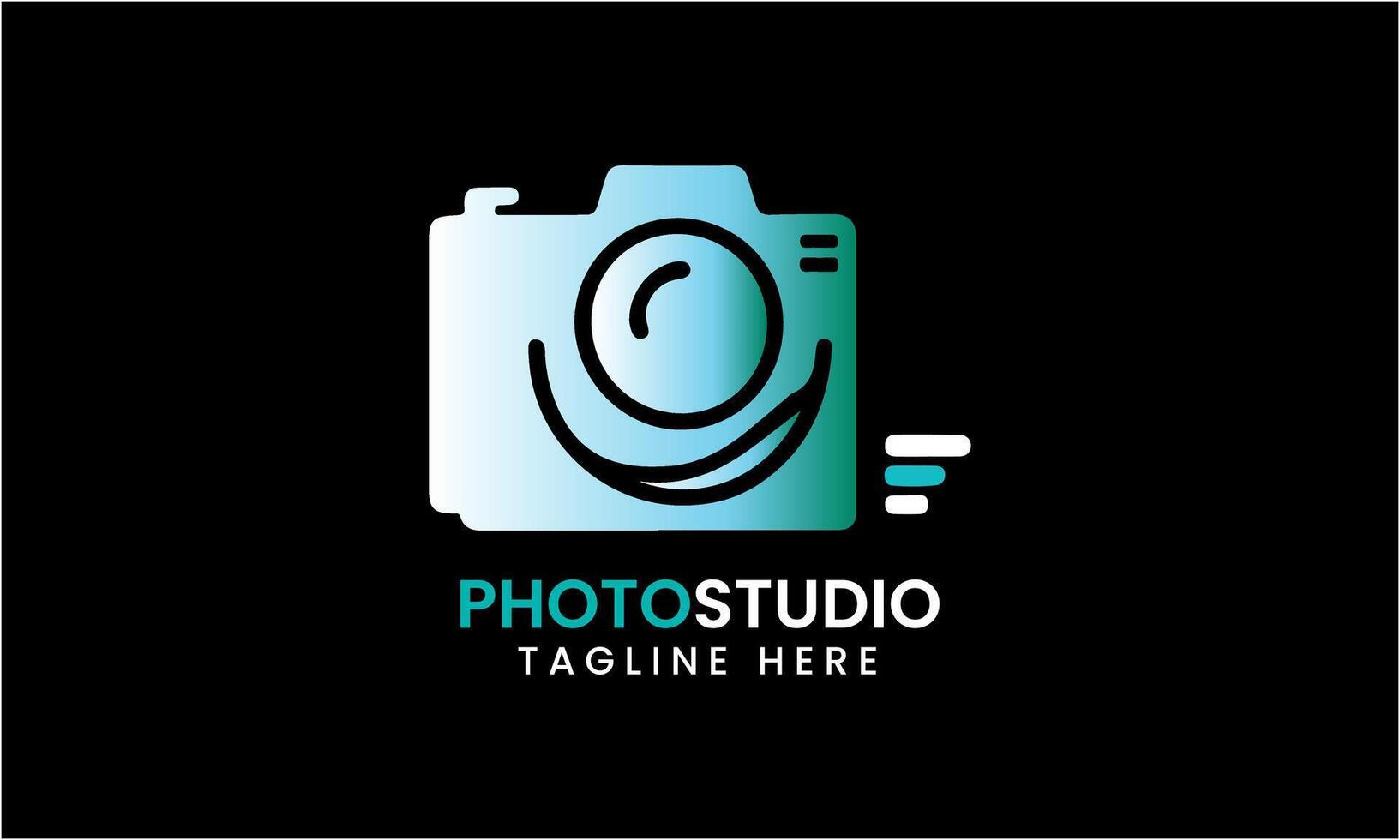 AI generated Photo studio camera icon vector logo template