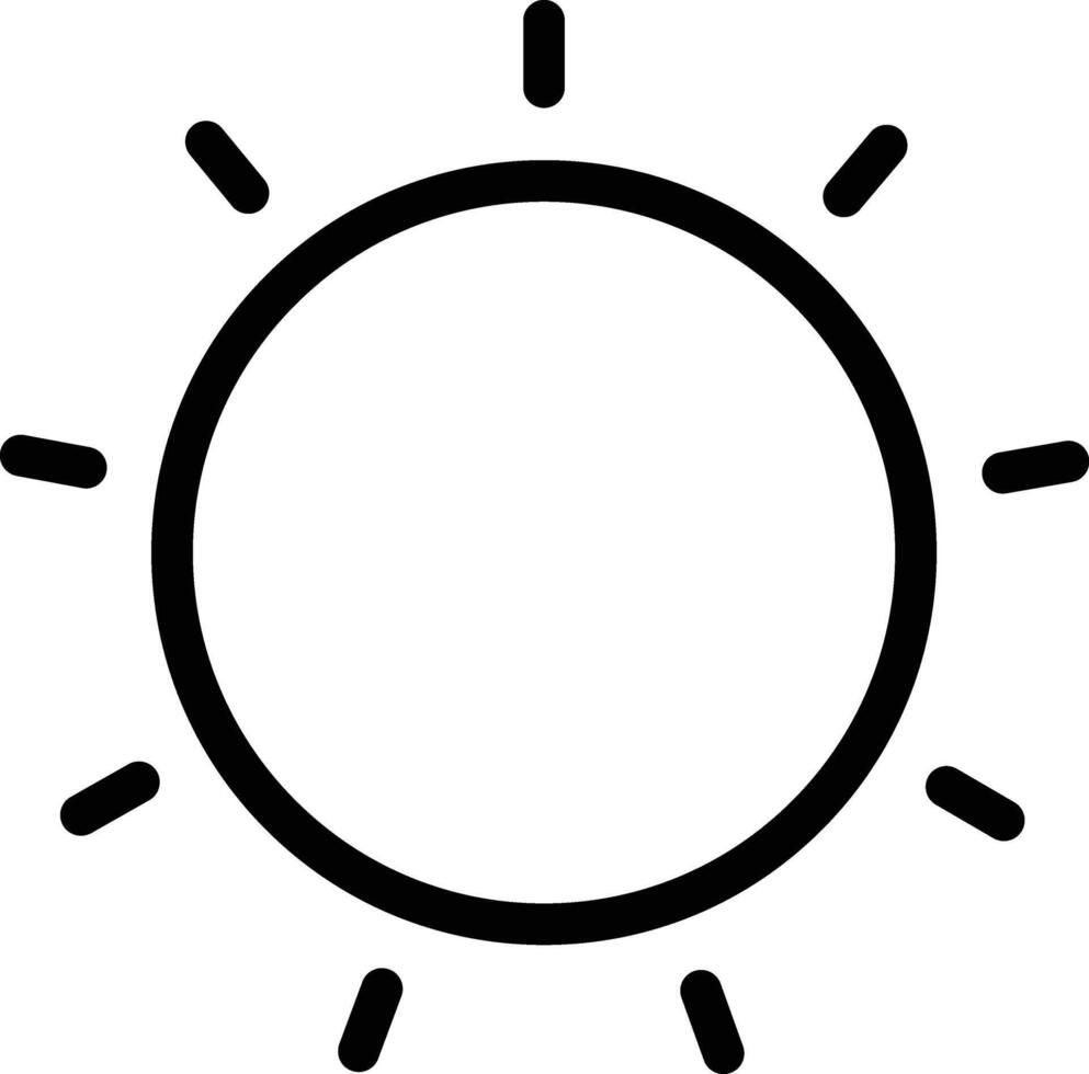sun icon vector illustration